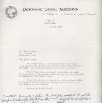 Correspondence from William C. Rankin Sr to John M. Woods