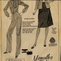 Mamselles Fashions Advertisement