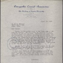 Correspondence from Kenneth E. Little to Howard George Grainger