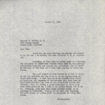 Correspondence from Samuel H. Hitch to Kenneth E. Little