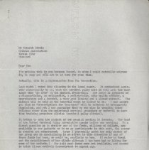 Correspondence from Edith E. Dovesmith to Kenneth E. Little