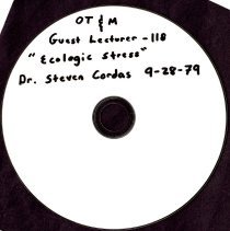 Steven Cordas Lecture on Ecologic Stress