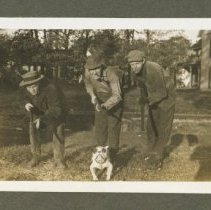 Three Men Pretending to Hunt