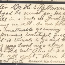 Letter about the Passing of Henry Patterson
