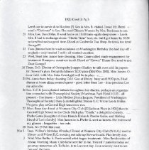 Excerpts from Alice Patterson Shibley Diary