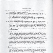 Excerpts from Alice Patterson Shibley Diary