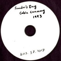 1993 Founder's Day Cabin Ceremony