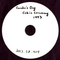 1993 Founder's Day Cabin Ceremony