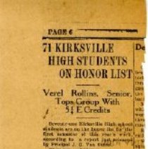 71 Kirksville High Students on Honor List
