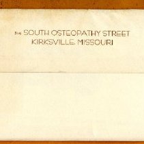 Osteopathy Street Envelope