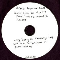 Interview of Jennie Chase by Jerry Dickey and Jana Turner