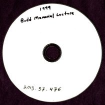 1999 Budd Memorial Lecture by Richard Polk