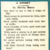 A Sonnet