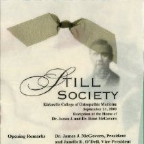 Itinerary  for Still Society Meeting