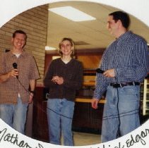 SAA Member with Two Men at Date Night