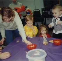 Group of Children at Children's Halloween Party