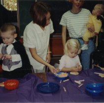 Group of Children at Children's Halloween Party
