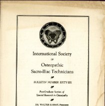 International Society of Sacro-Iliac Technicians Bulletin Number 66