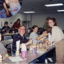 Group of SAA Members Assembling Layered Cookie Jars
