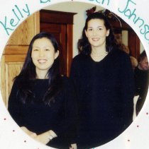 Kelly Liu and Jen Johnson at the Haxton Home