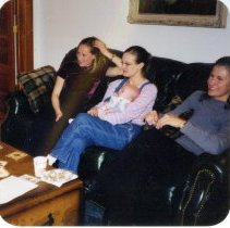 Group of SAA Members Sitting Together at the December Social