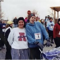 Cherideth Starr and Katie Johnson at SAA Fun Run