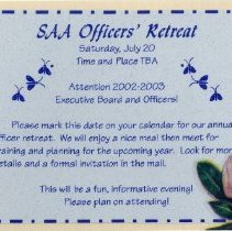 SAA Officers' Retreat