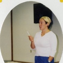 Kate Mooth at SAA Committee Fair