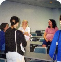 Pauline Marshall and Cherideth Starr at the SAA Committee Fair