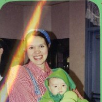 Katie and Grace Johnson in Halloween Costumes