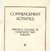 KCOS Commencement Activities Program