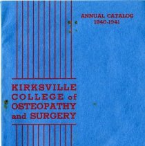1940-1941 KCOS Annual Catalog