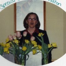 Lori Haxton Speaking at Installation Brunch