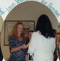 Leah Young Lighting Candle at SAA Installation Dinner