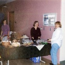 Allyson Leckie at the SAA Bake Sale