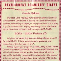Development Committee Digest