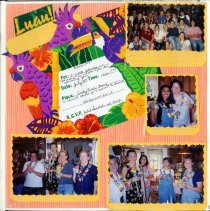 Page 5 of the Student Associates Auxiliary of 1999 Scrapbook