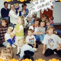 Group of Children Waiting for Santa