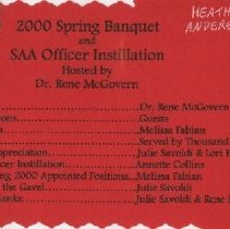 SAA Installation Brunch Itinerary