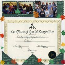 Page 13 of the Student Associates Auxiliary 1999 Scrapbook