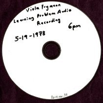 Viola Frymann Learning Problem Audio Recording