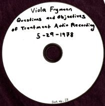 Viola Frymann Questions and Objectives of Treatment Audio Recording