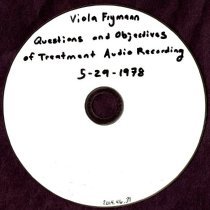 Viola Frymann Questions and Objectives of Treatment Audio Recording