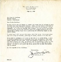 Letter to Charles Kauffman from John Mulford