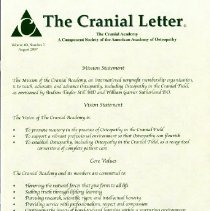 The Cranial Letter, Vol, 60, No. 2