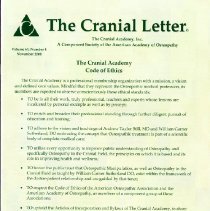 The Cranial Letter, Vol, 61, No. 4