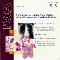 The Journal of the American Osteopathic Association, Vol, 97, No. 9