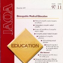 The Journal of the American Osteopathic Association, Vol, 97, No. 11