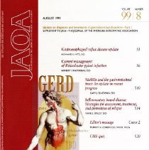 Supplement to The Journal of the American Osteopathic Association, Vol, 99,