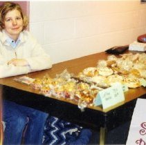 Esther Swasey at SAA Bake Sale